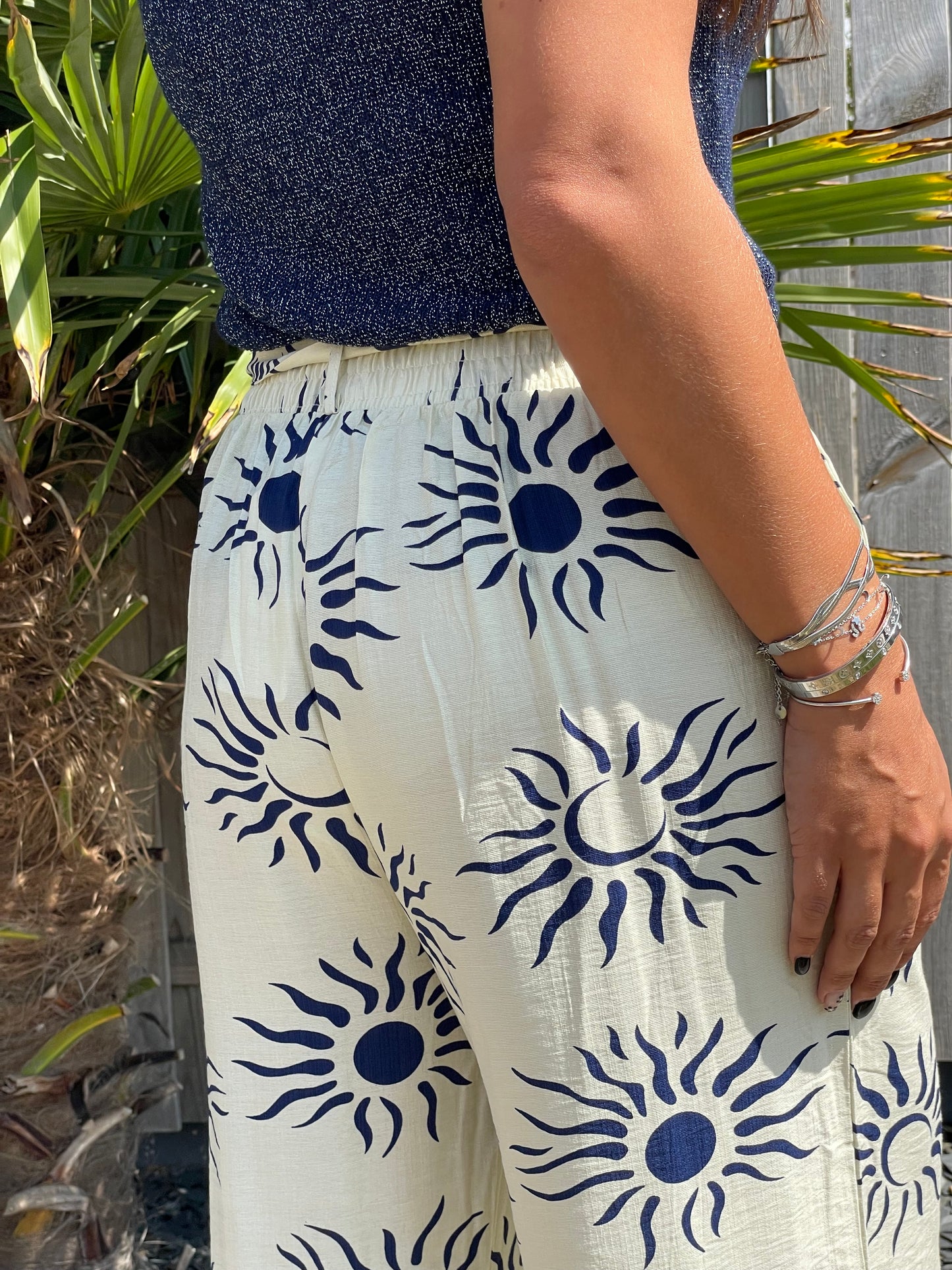 Pantalon soleil bleu