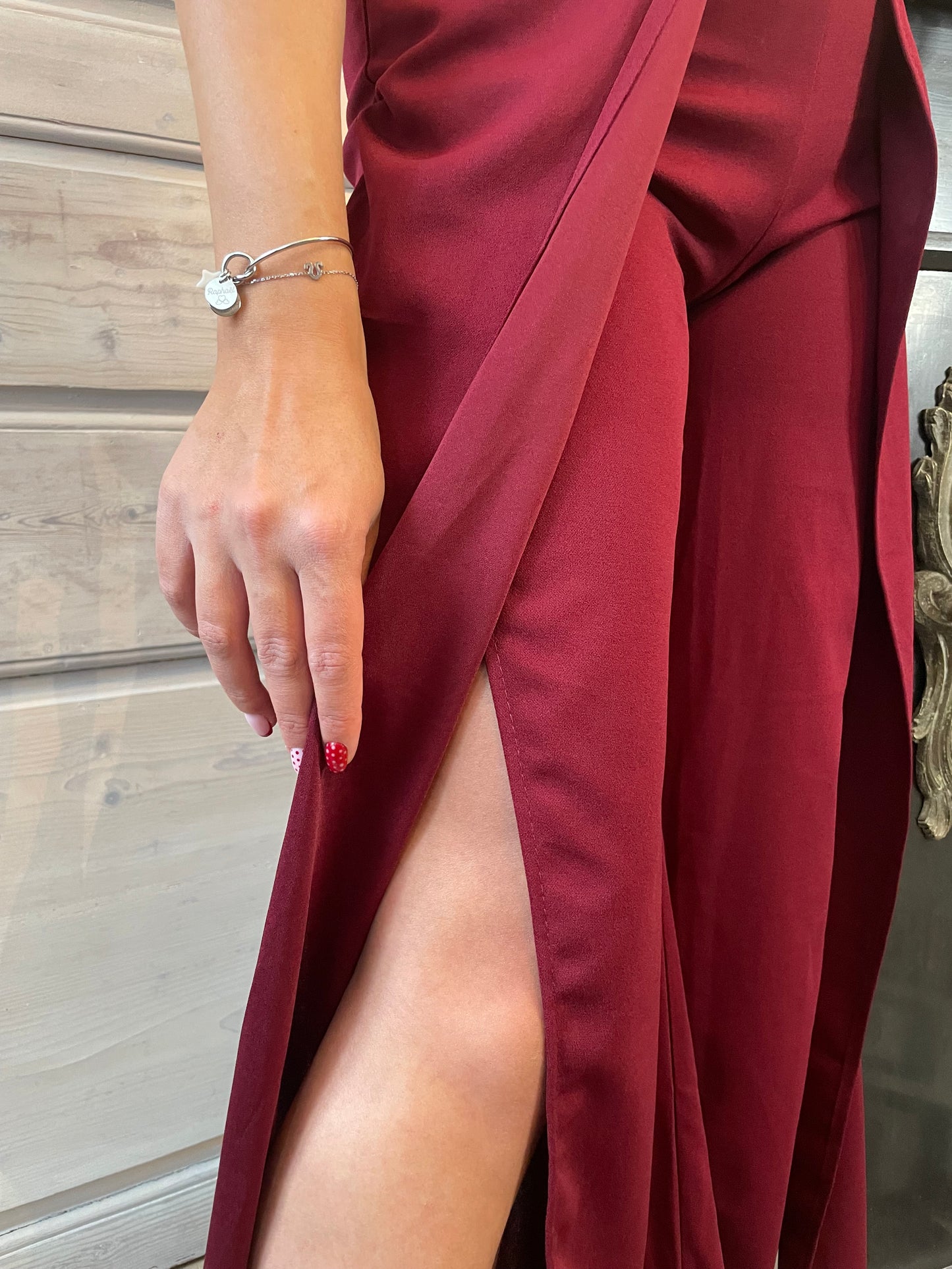 Combinaison Angela échancrée bordeaux