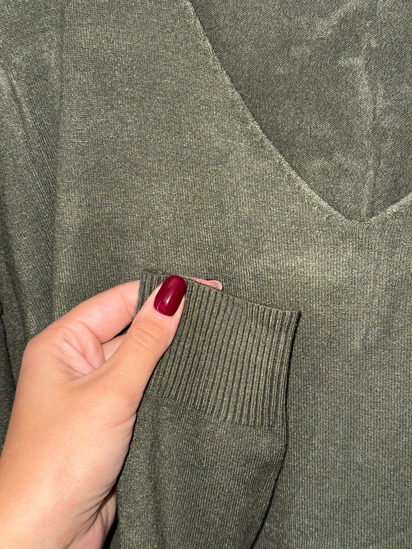 Pull simply kaki T.46 à 52