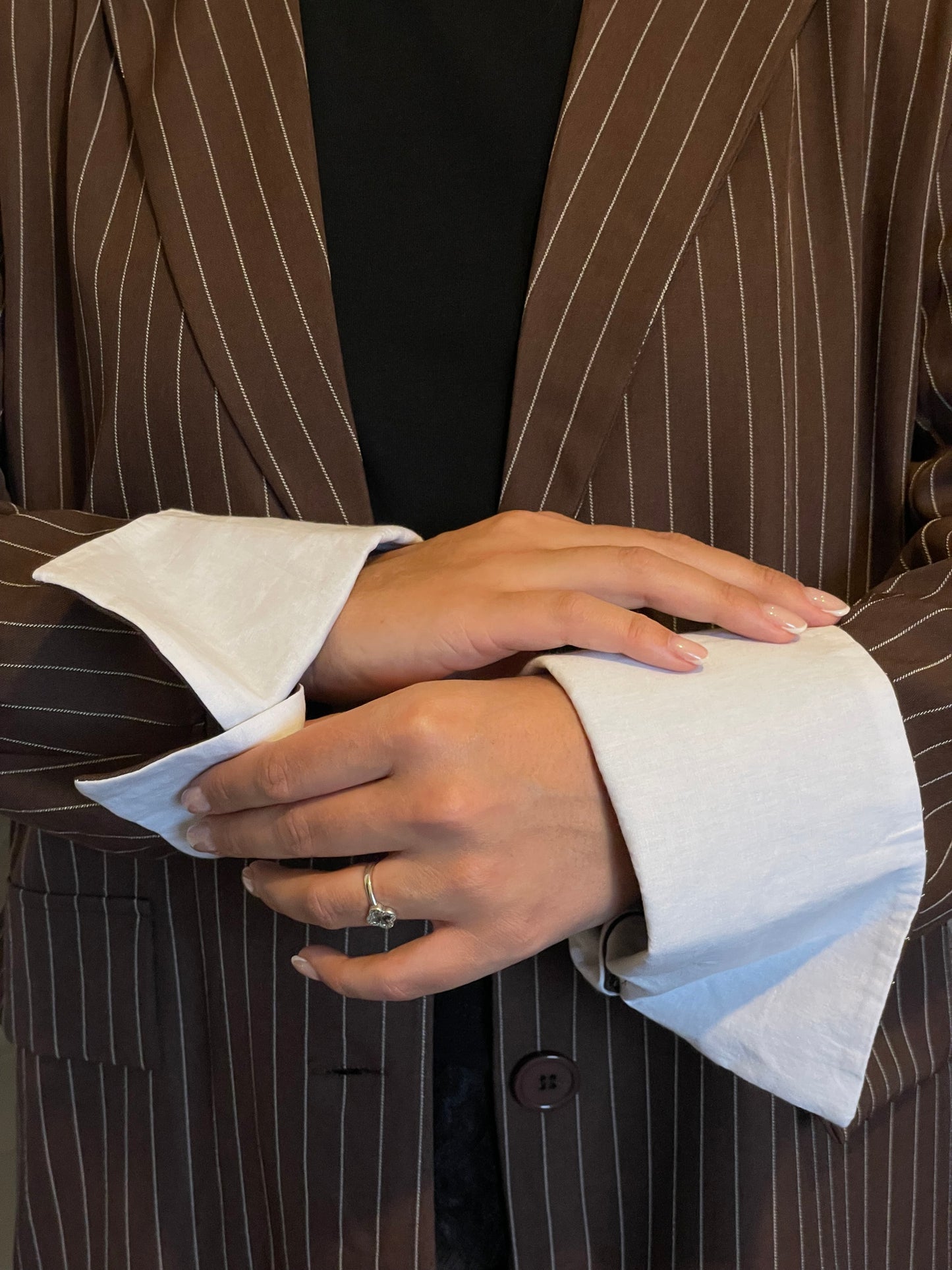 Blazer long marron