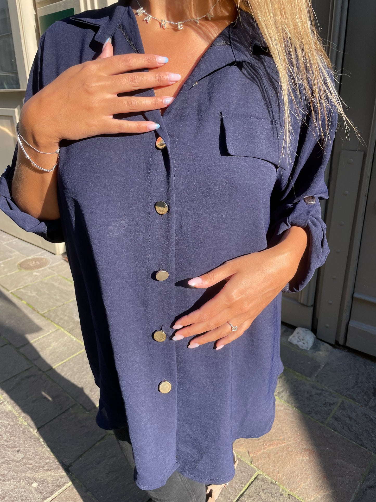 Chemise ample Jeanne Marine