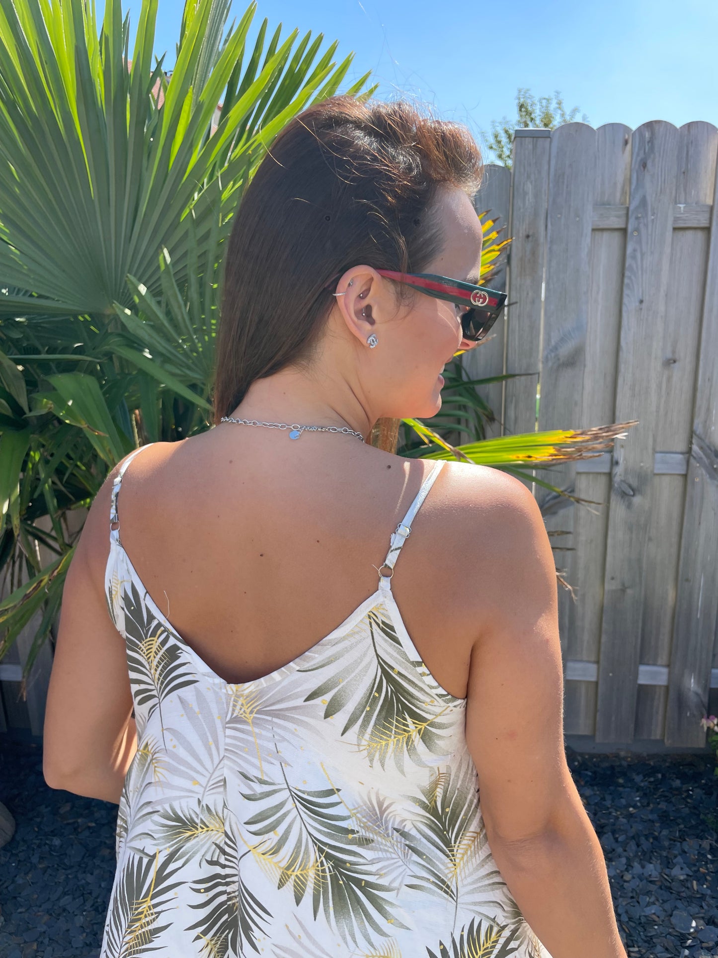 Robe longue Loann verte