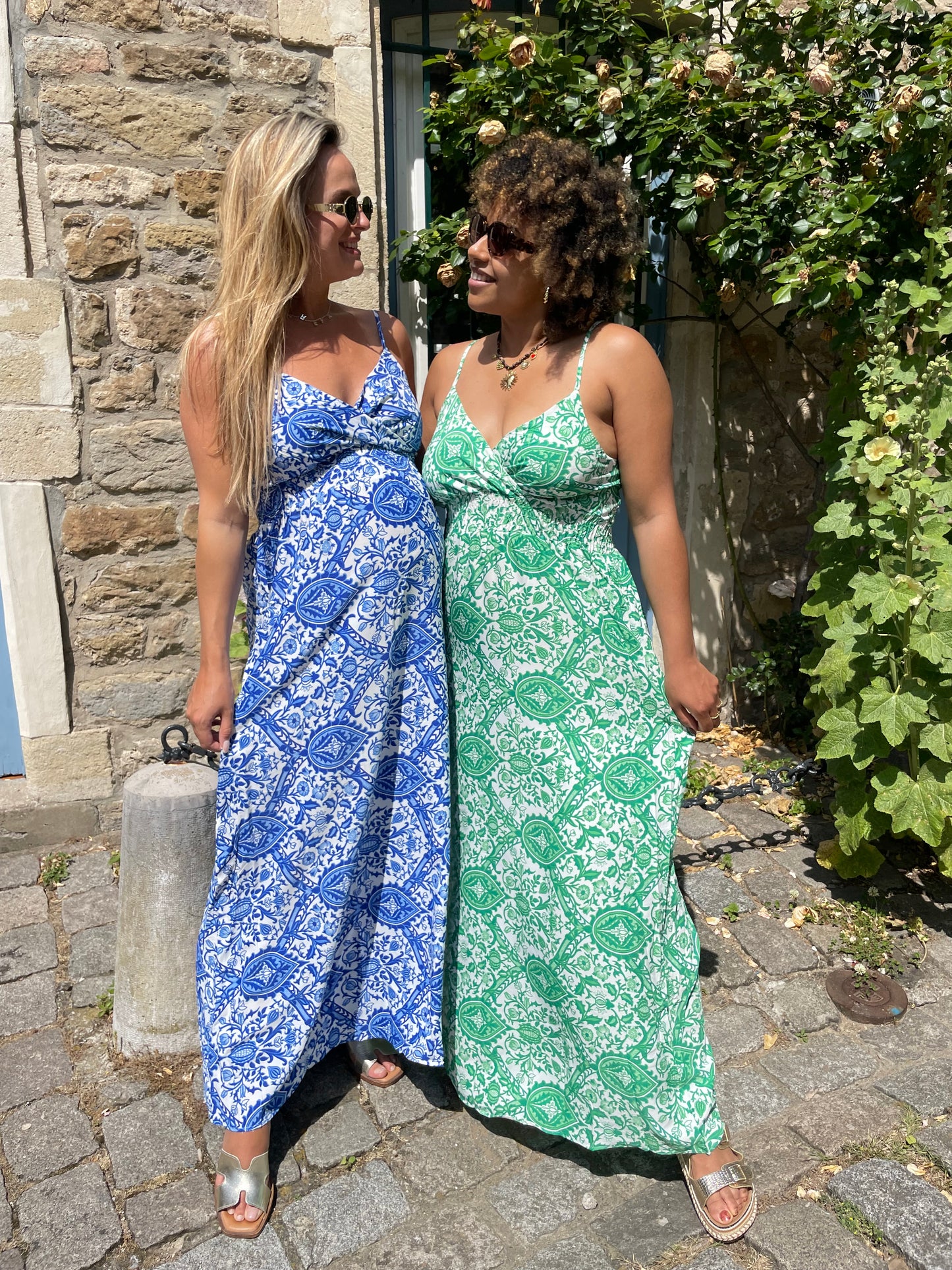 Robe Elena verte