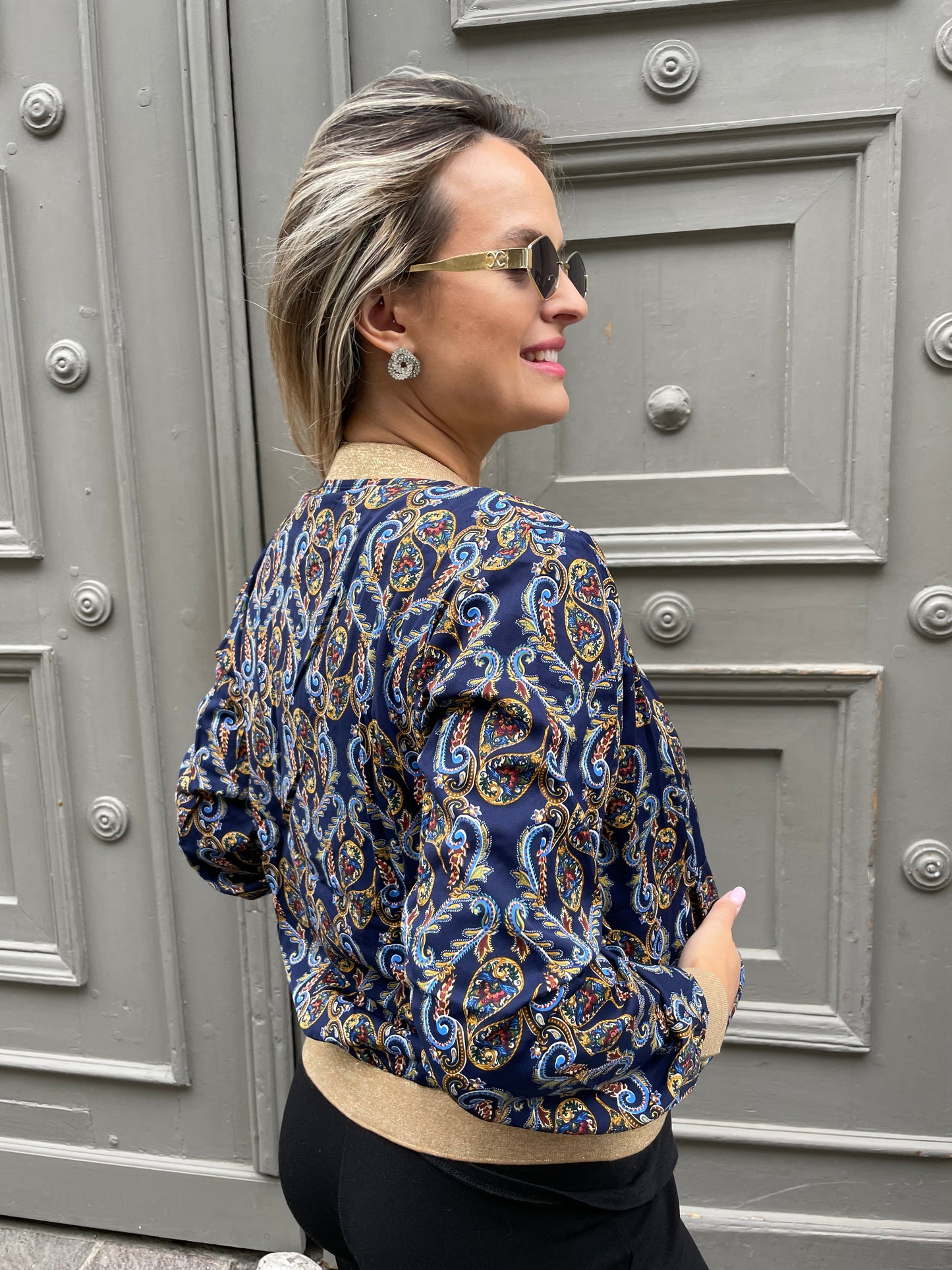 Gilet Riad bleu