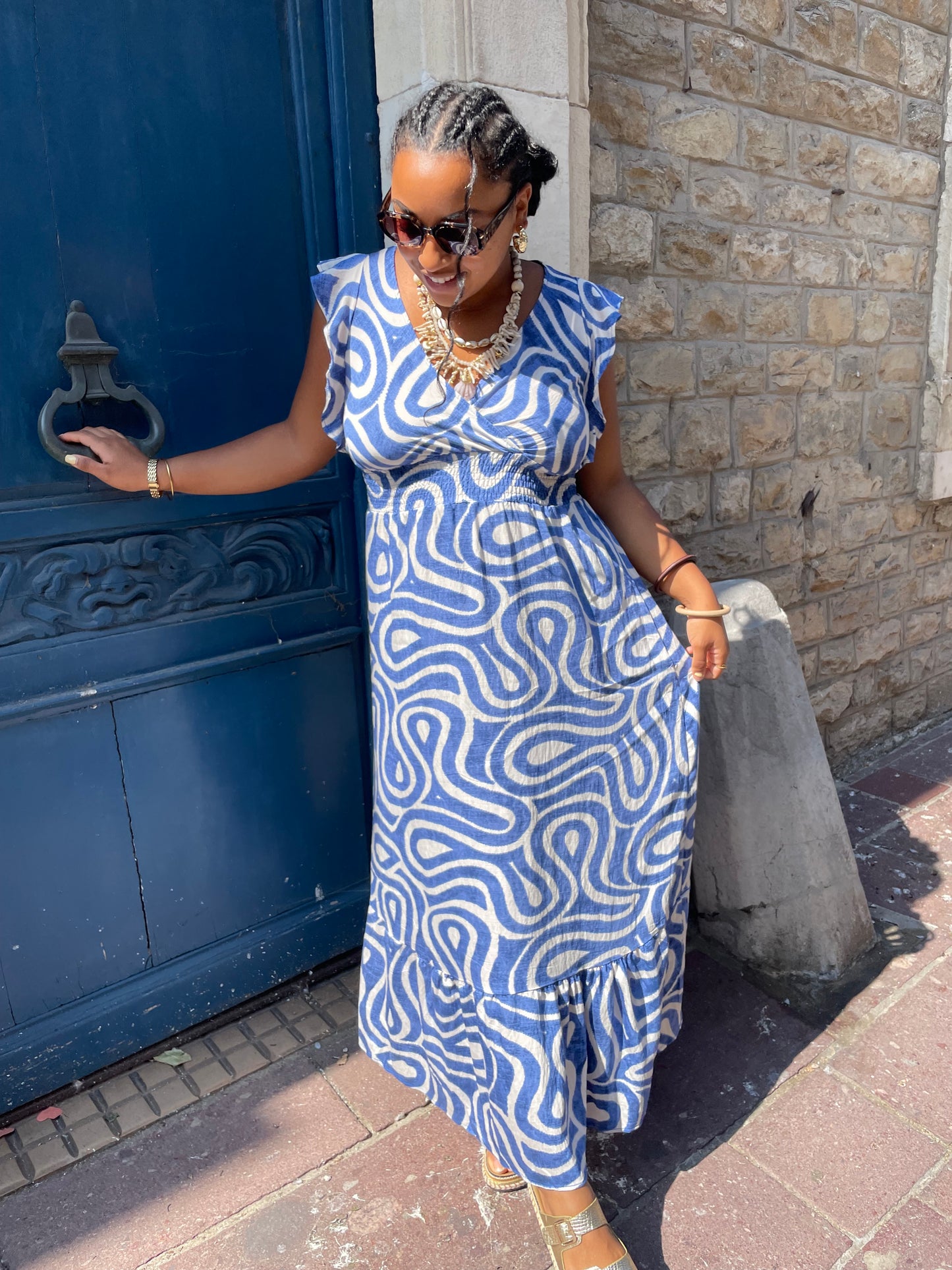 Robe Wave bleue