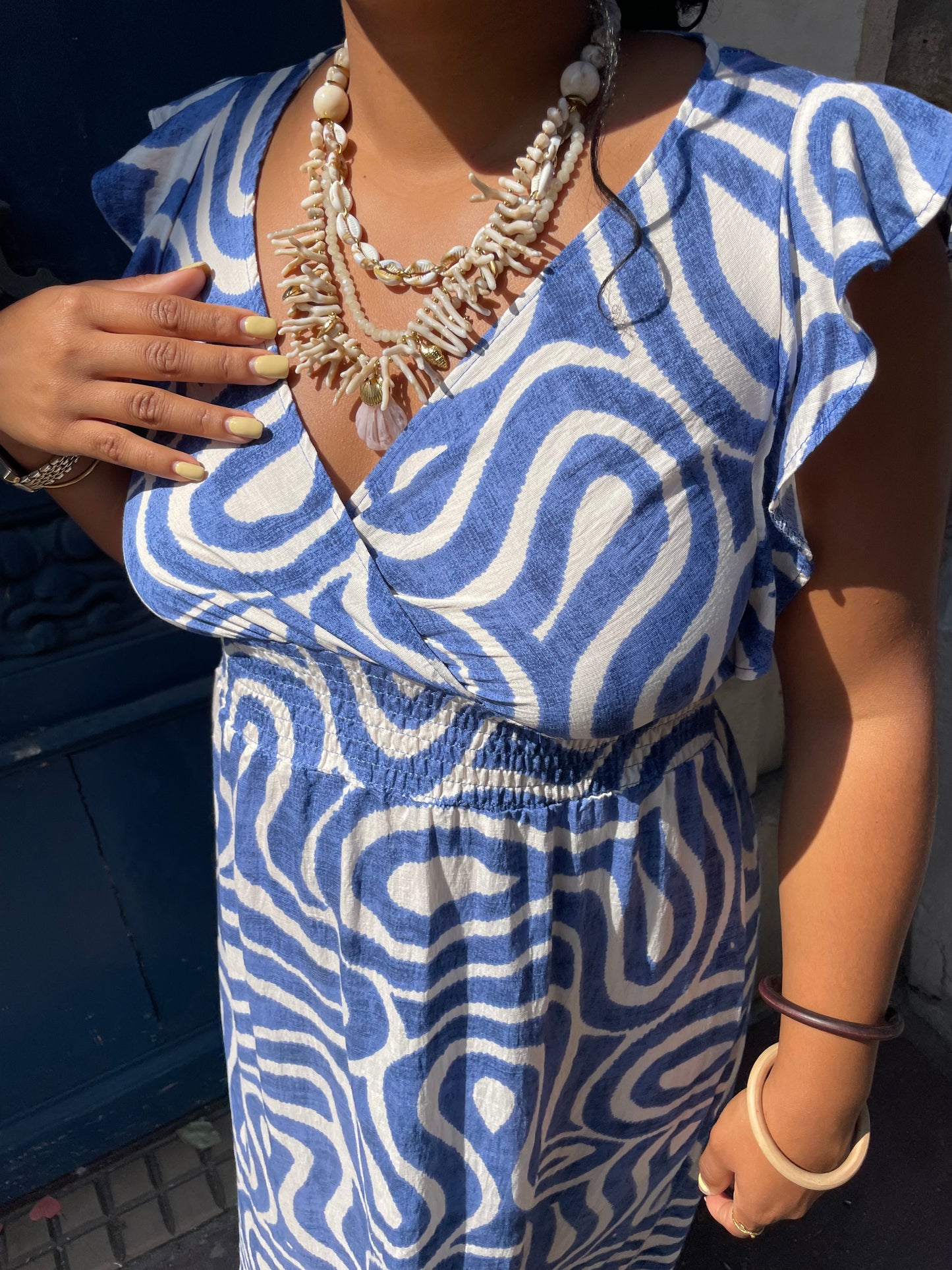 Robe Wave bleue