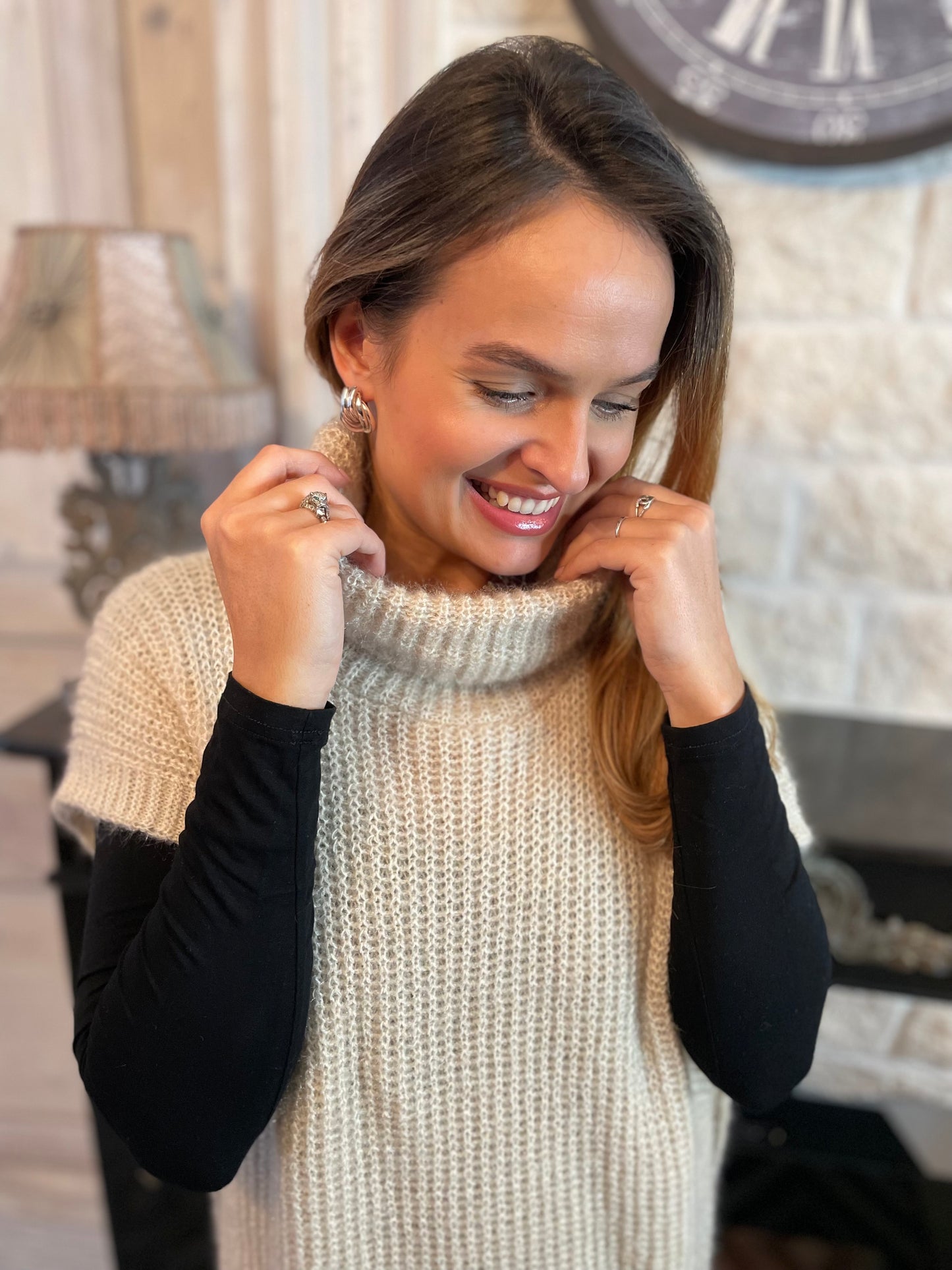 Pull Elena Beige