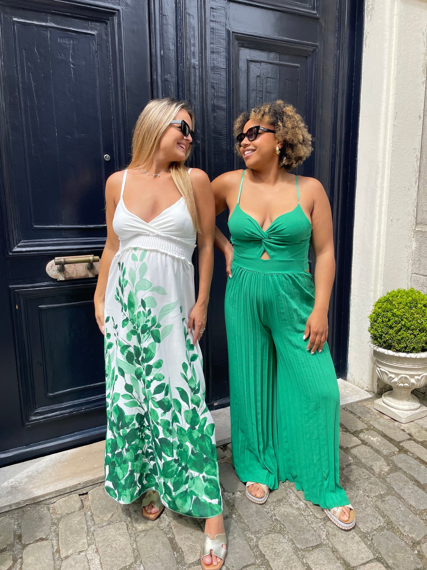 Combinaison à nouer Elisa verte