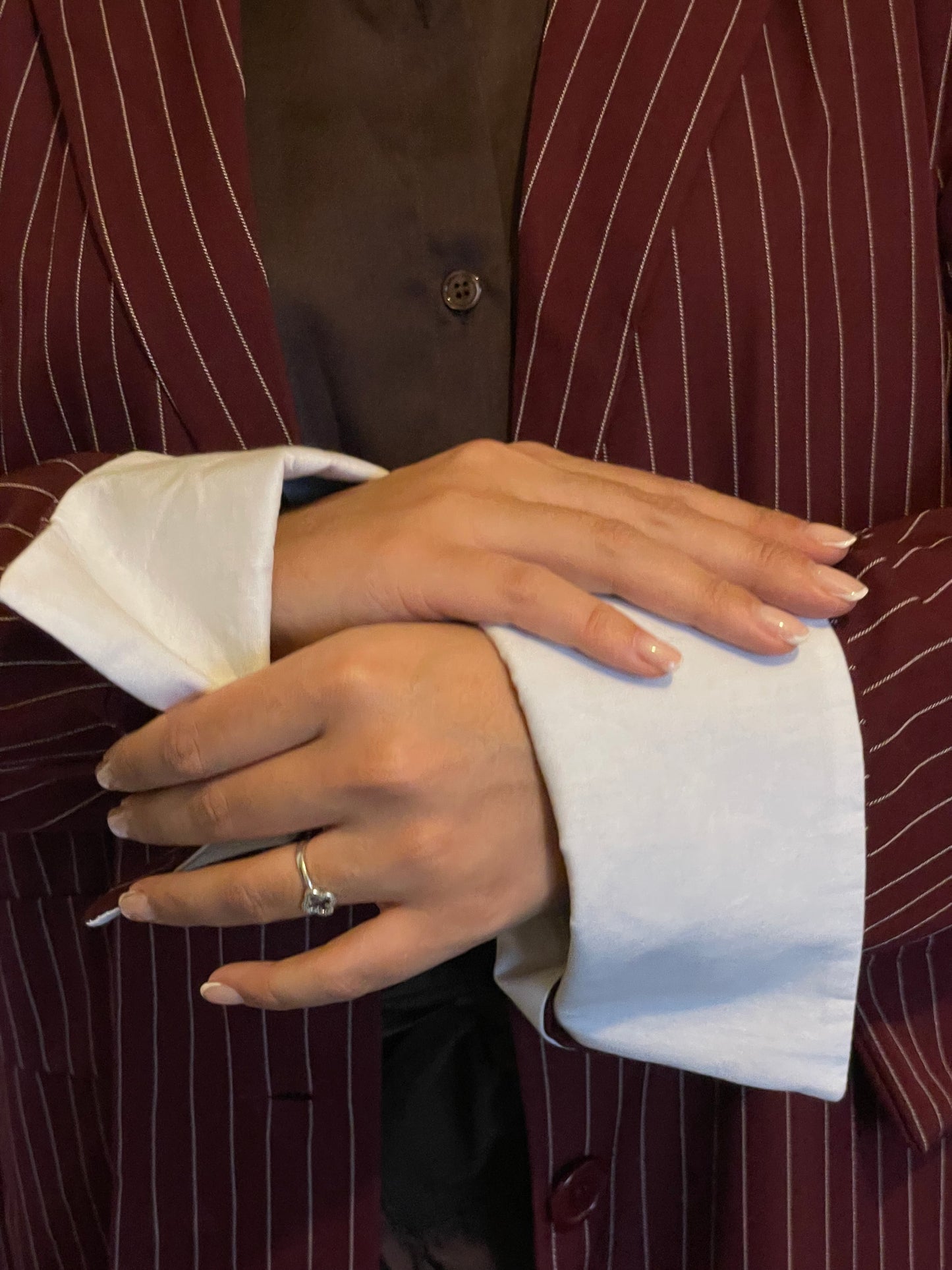 Blazer long bordeaux