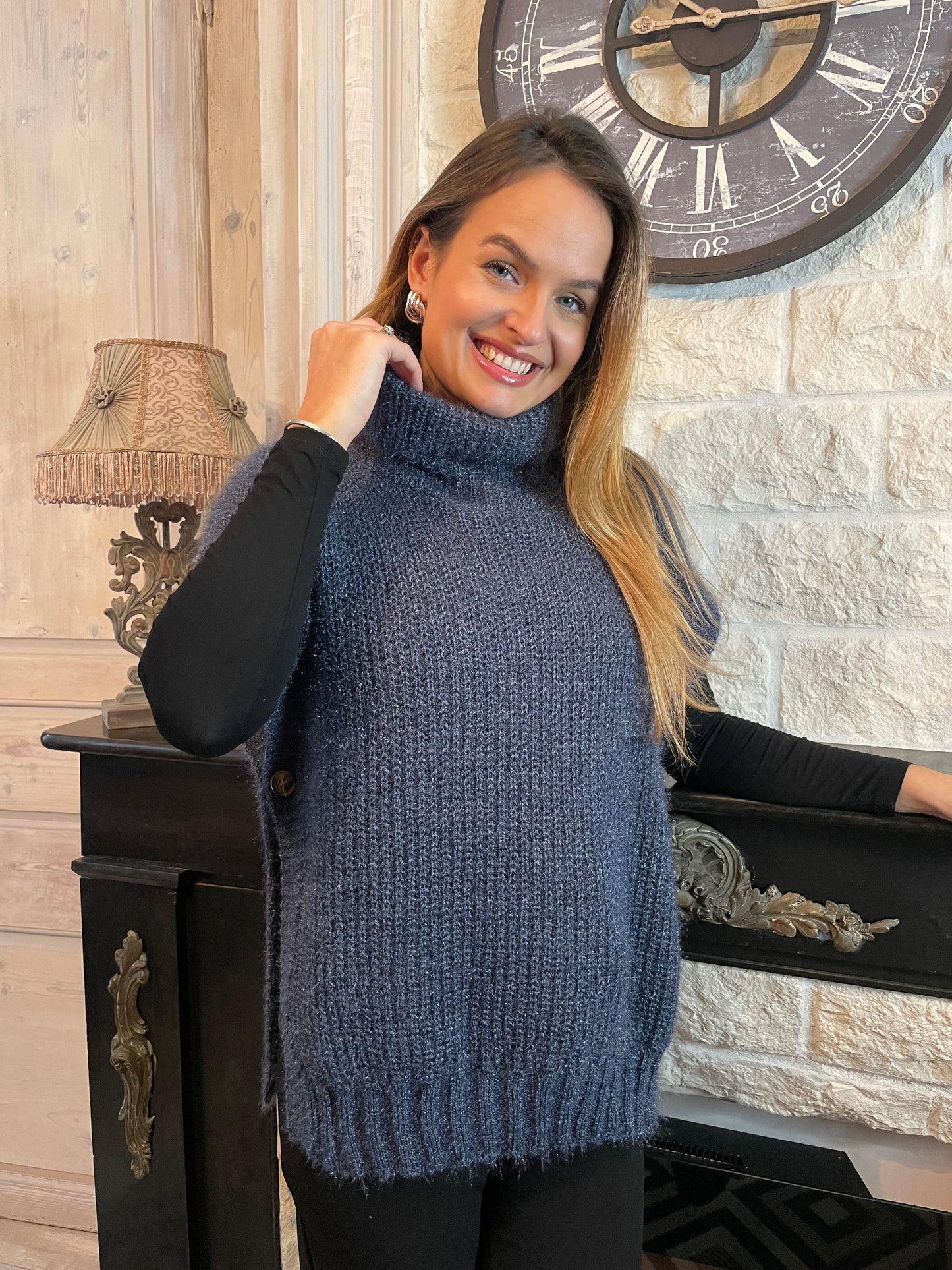 Pull Elena Bleu