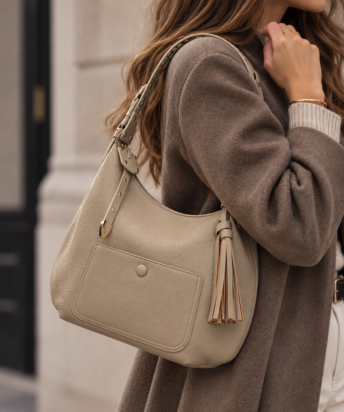 Sac Georgia taupe
