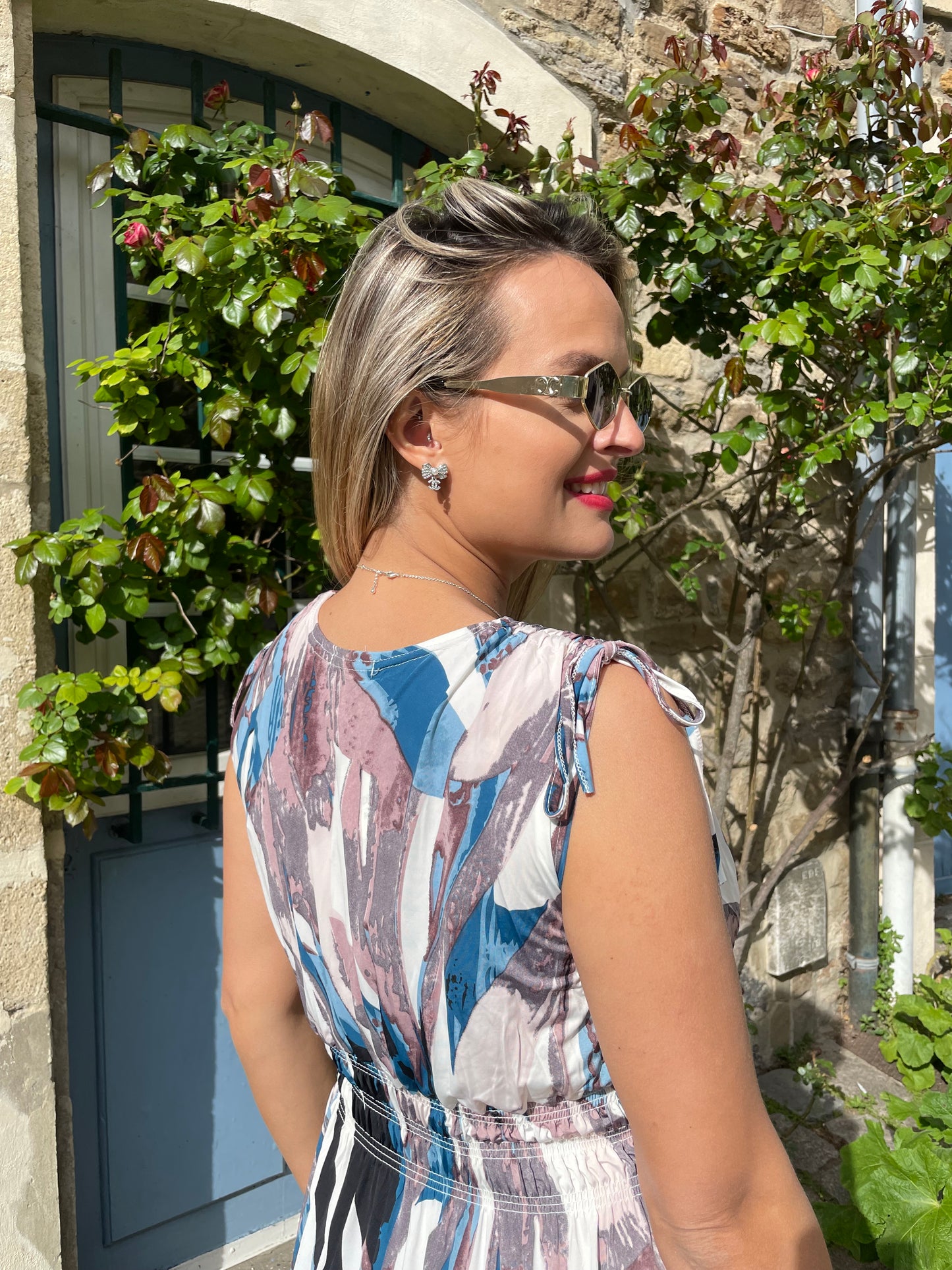Robe Noémie bleue ciel