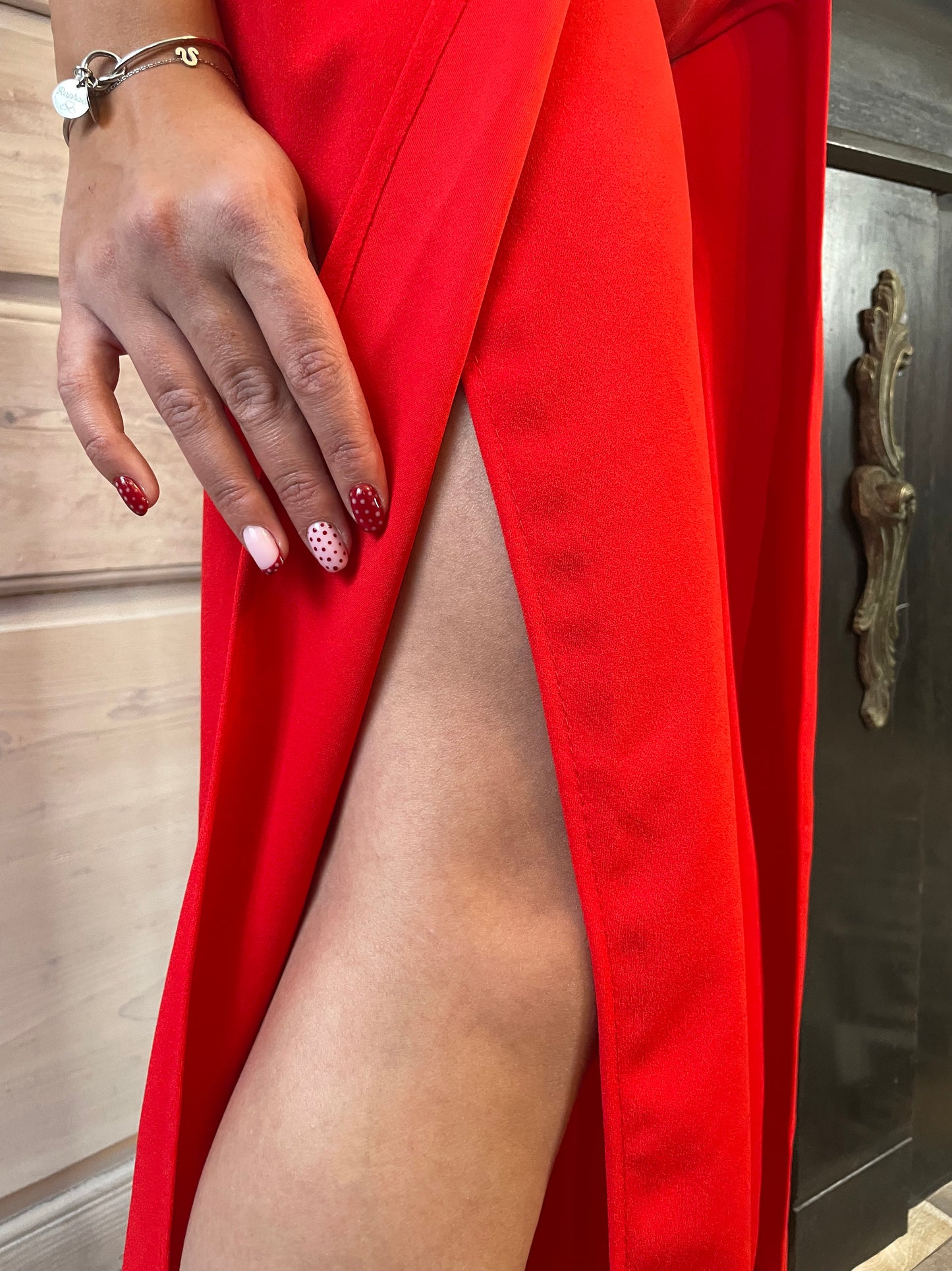 Combinaison Angela échancrée rouge