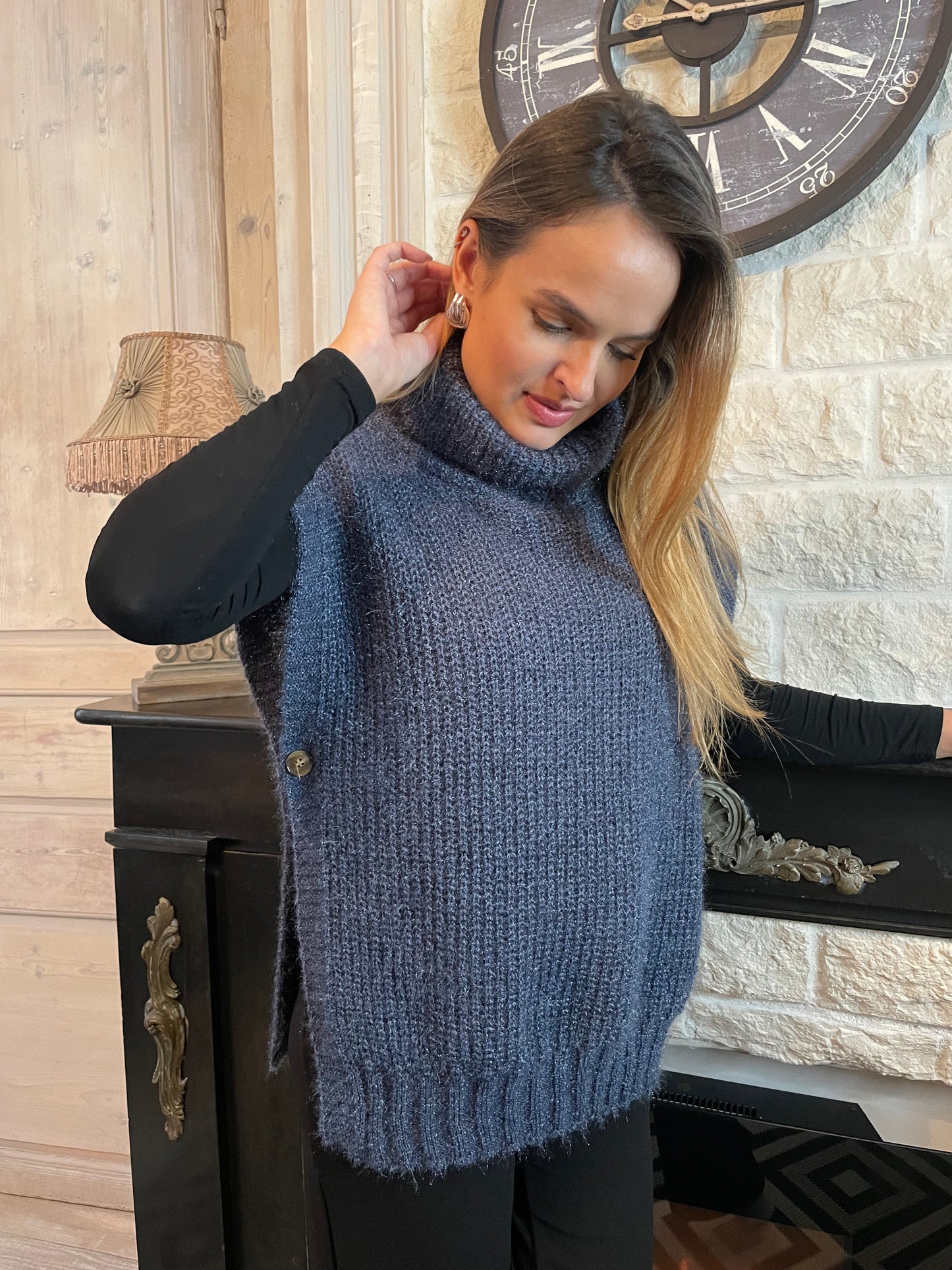 Pull Elena Bleu