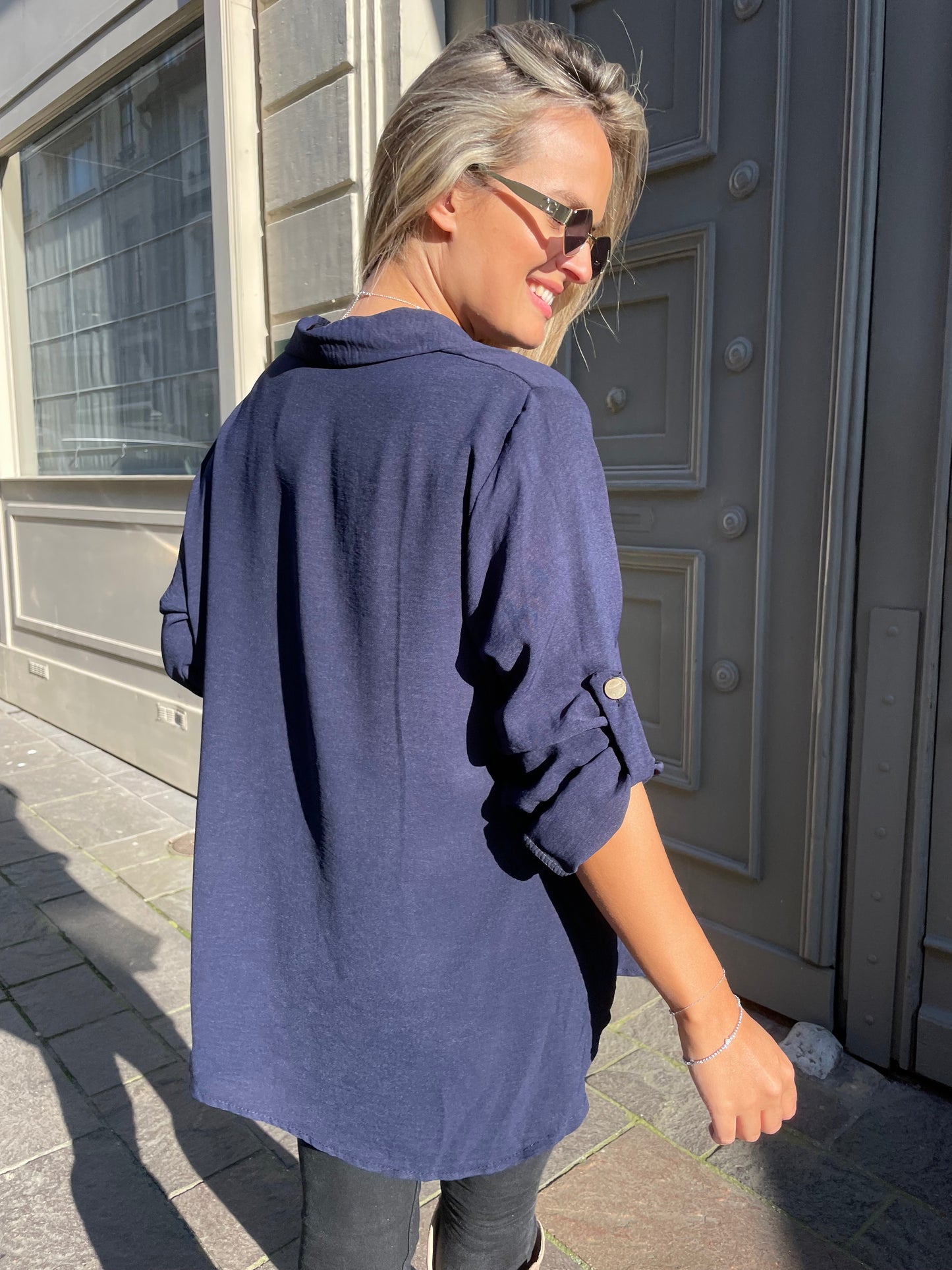 Chemise ample Jeanne Marine