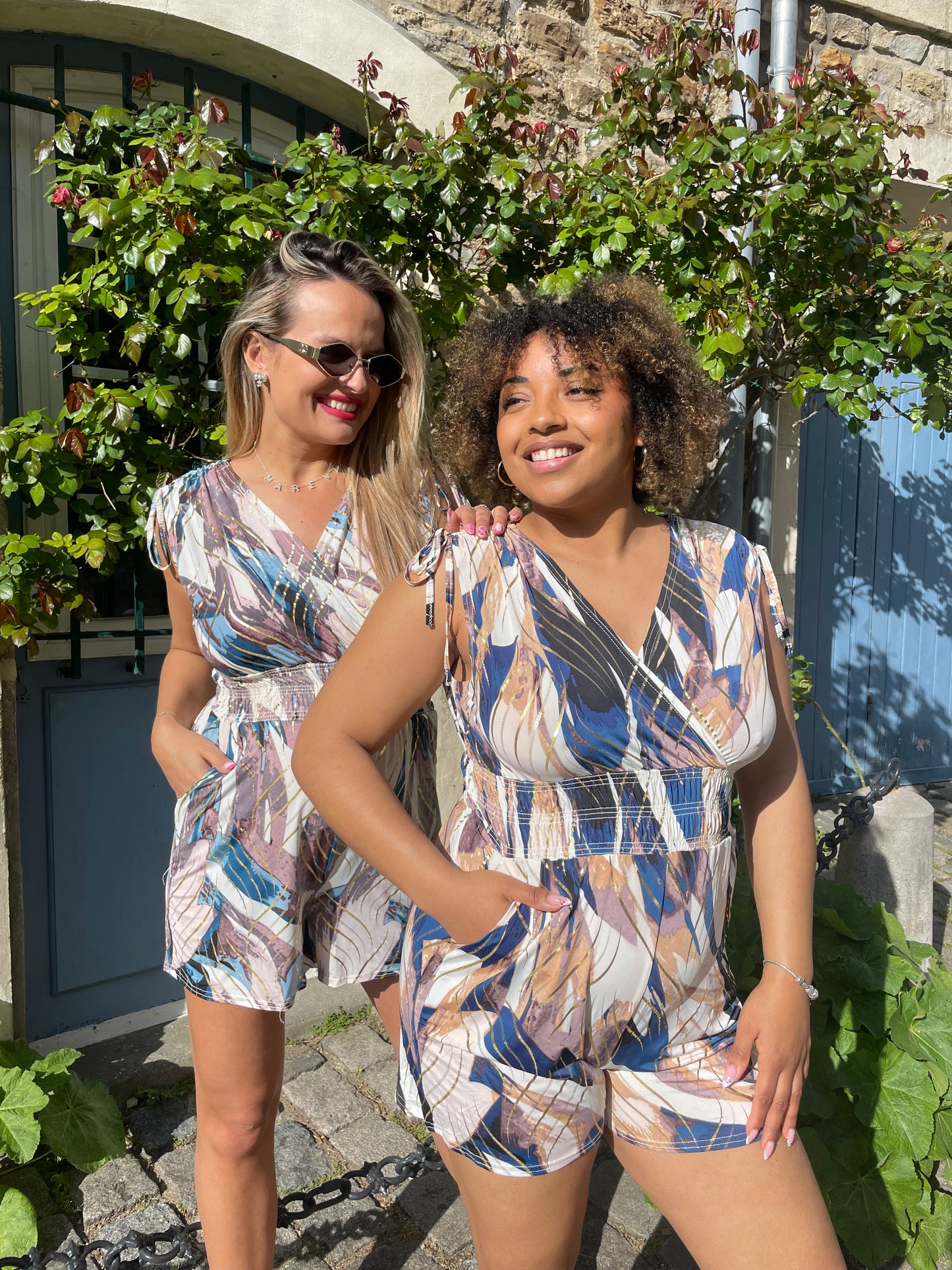 Combishort Noémie Bleue ciel