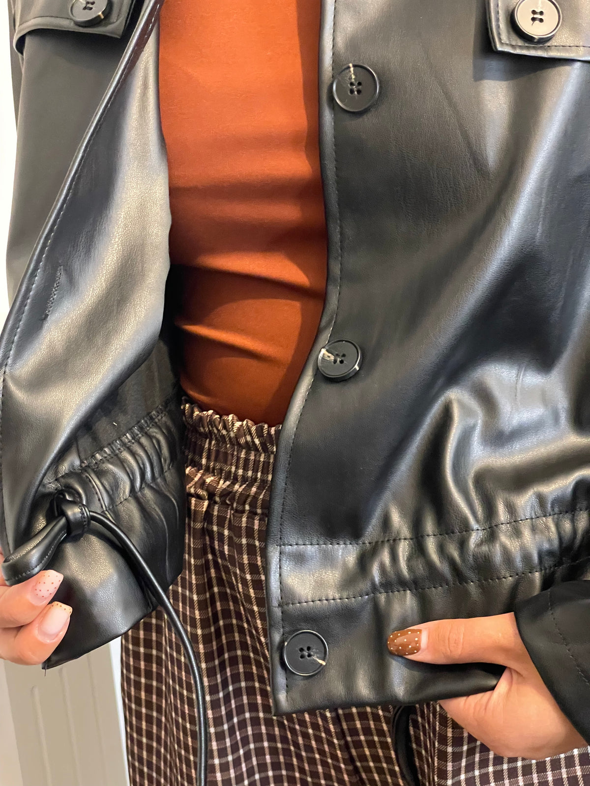 Veste simili noire