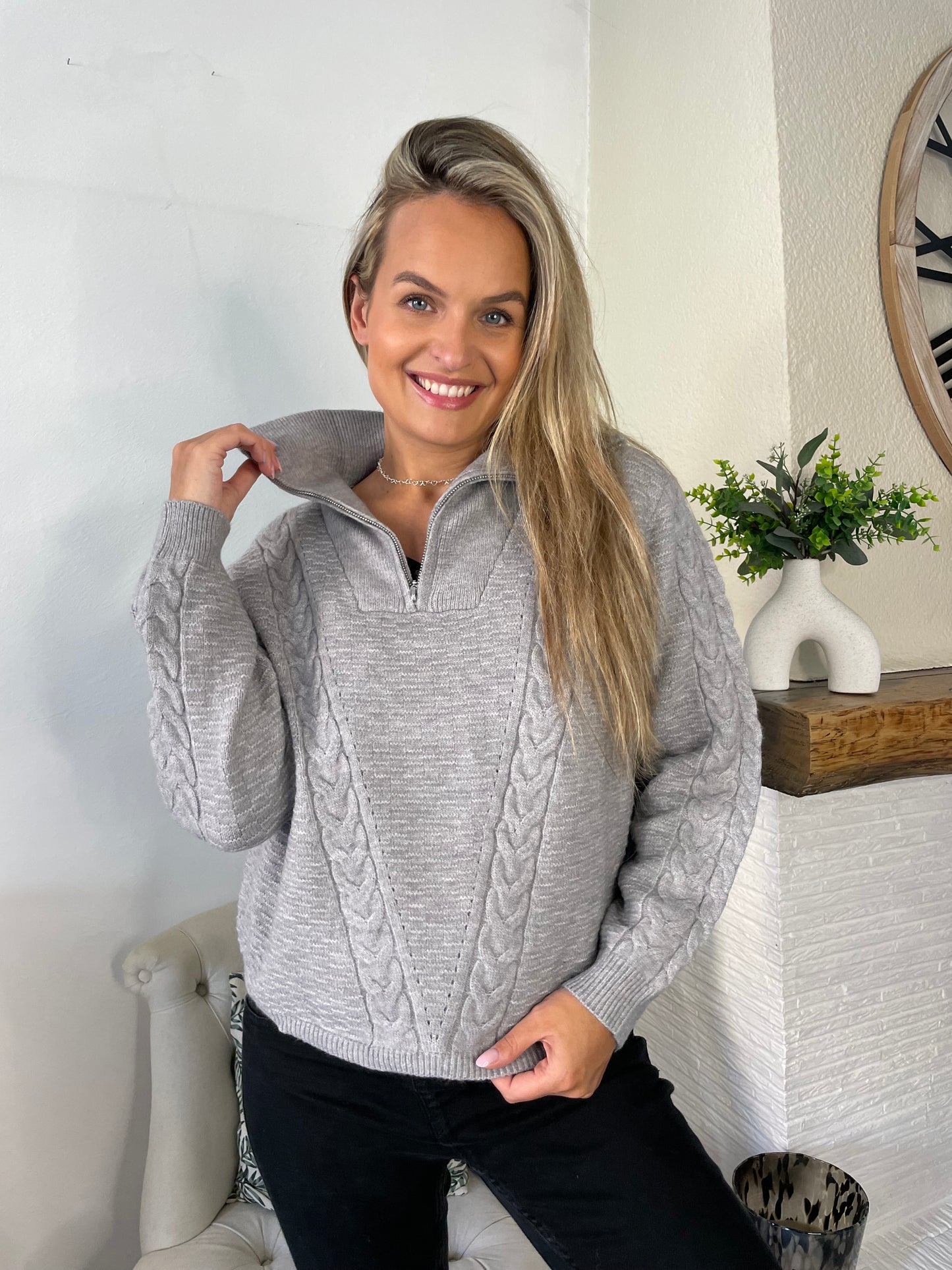 Pull Laurelyn gris