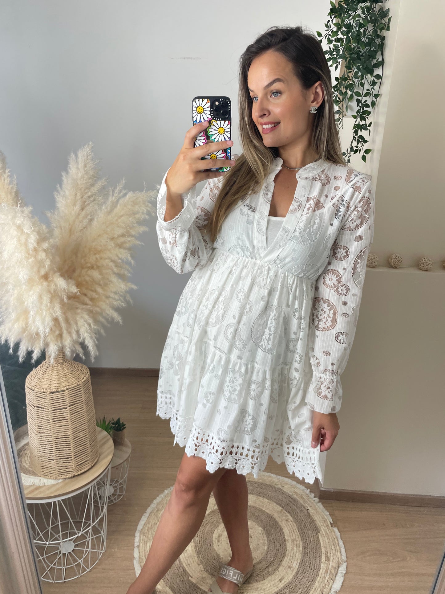 Robe bohème manches longues