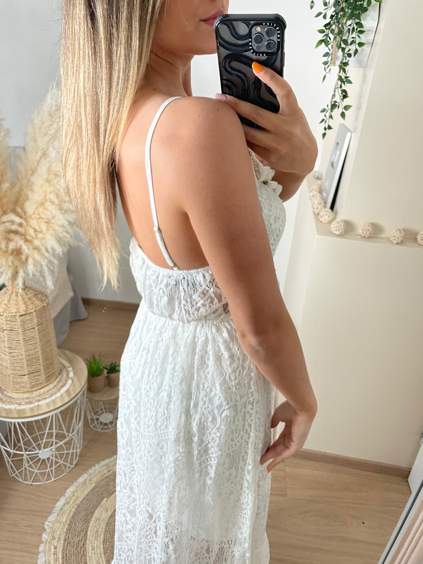 Robe bohème tresses et coquillages