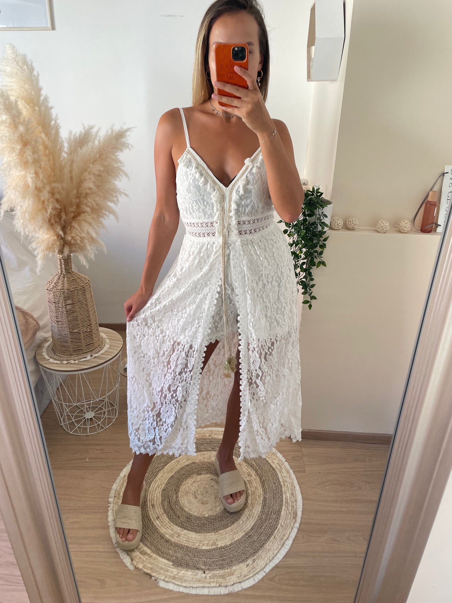 Combishort bohème tresses