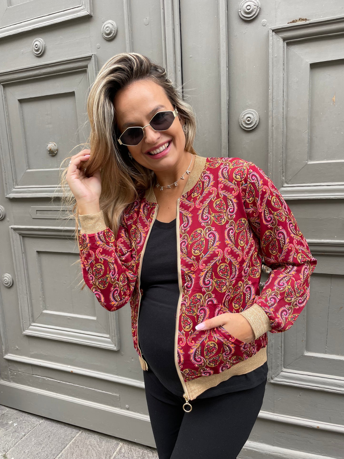 Gilet Riad rouge