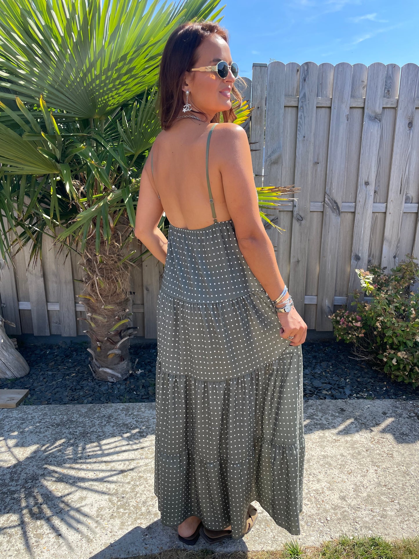 Robe Rafaëla kaki