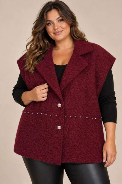 Veste Jade bordeaux T.46 à T.52