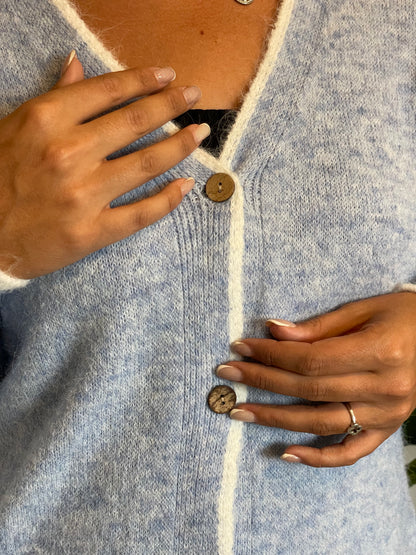 Gilet Opaline bleue