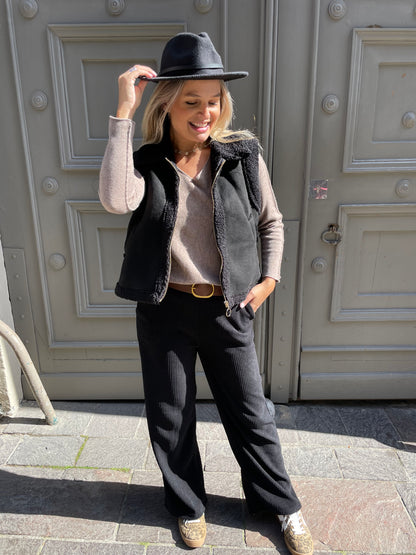 Pantalon moon noir