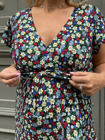Robe Flowers bleue