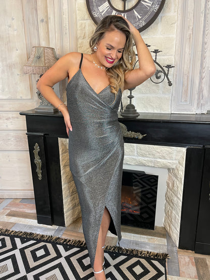 Robe Shine argentée