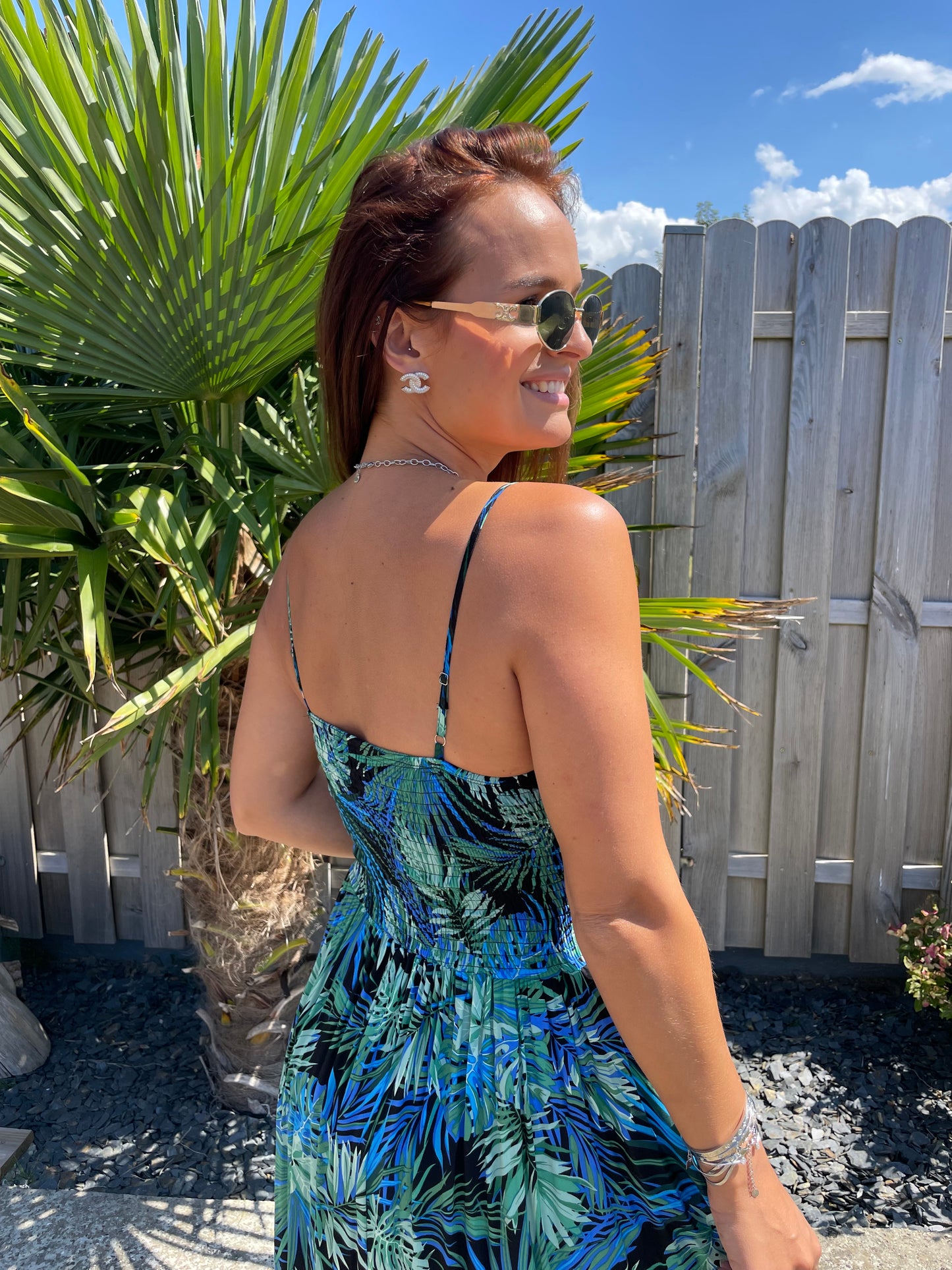 Robe Ophélie bleue