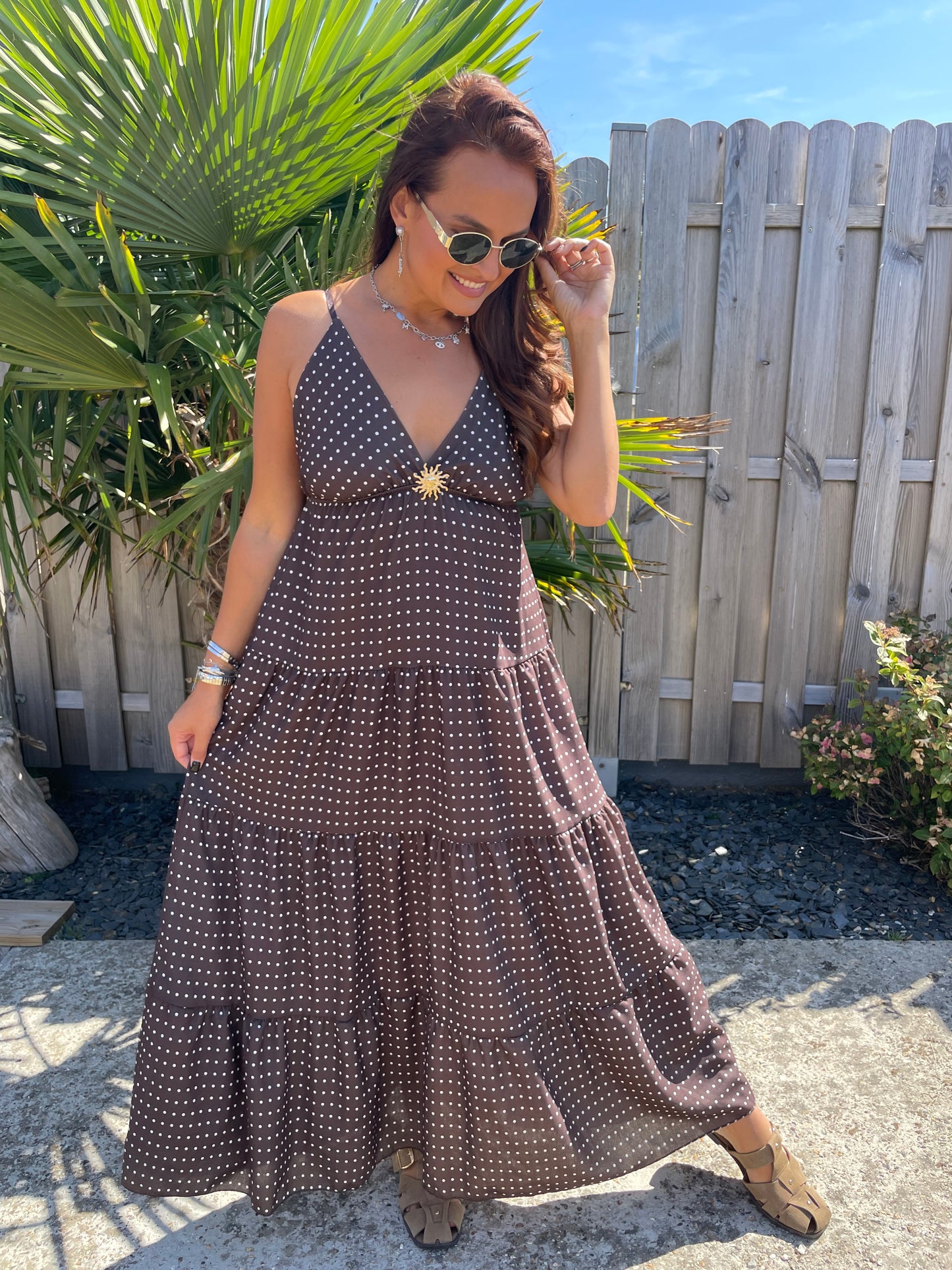 Robe Rafaëla marron
