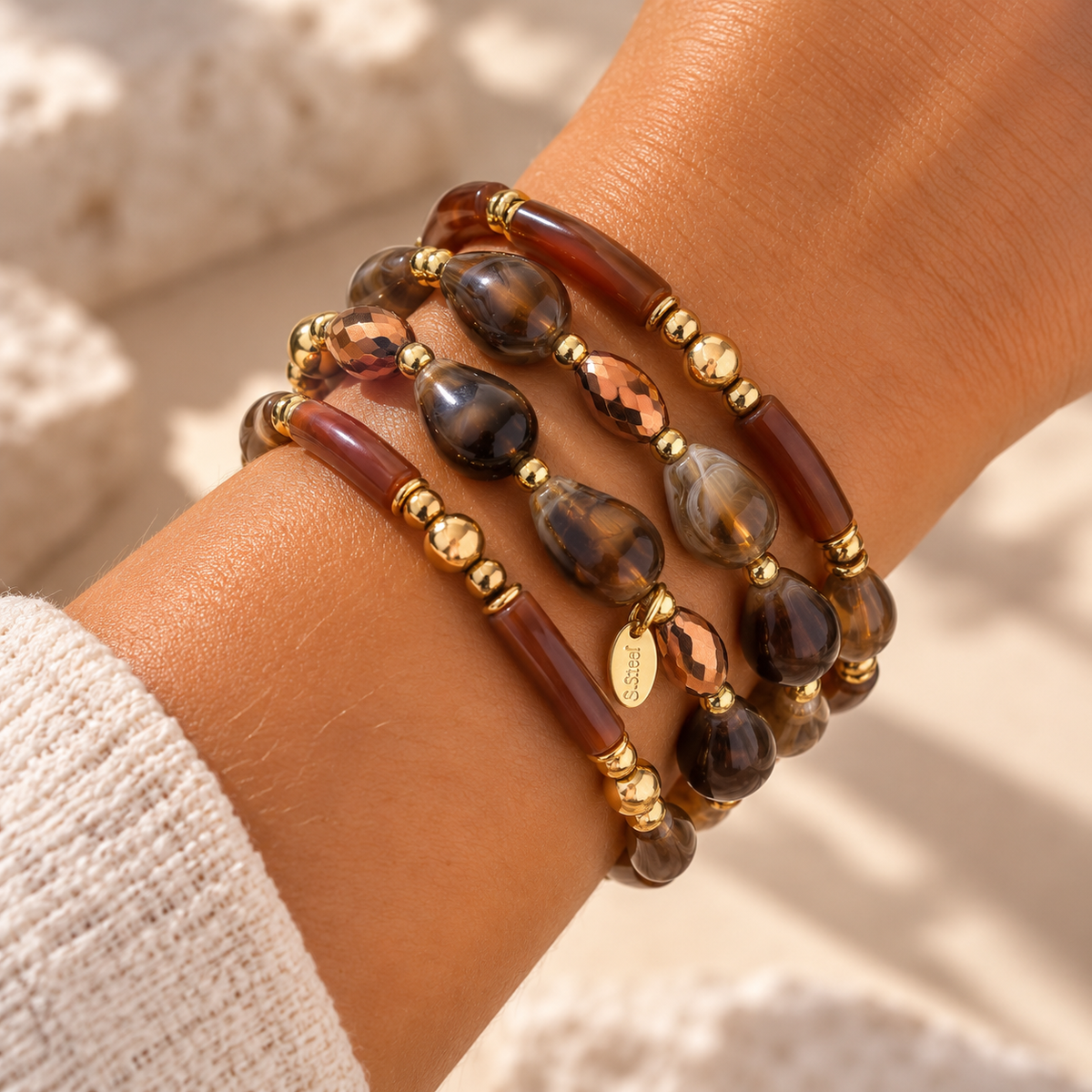 Bracelets bali Brown
