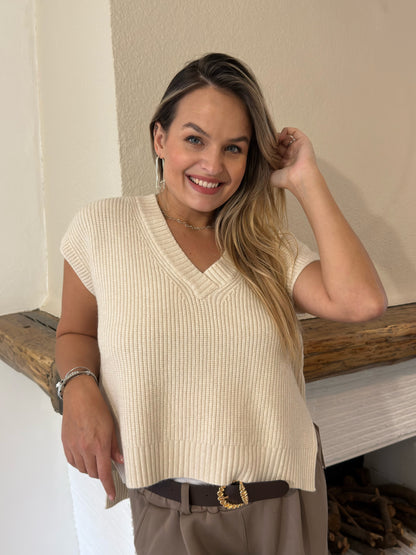 Pull Léa beige