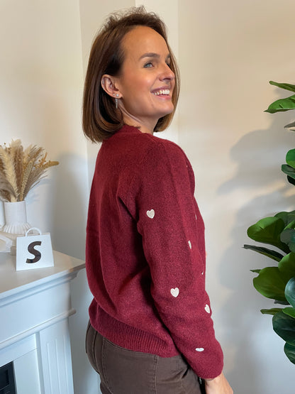 Gilet lover bordeaux