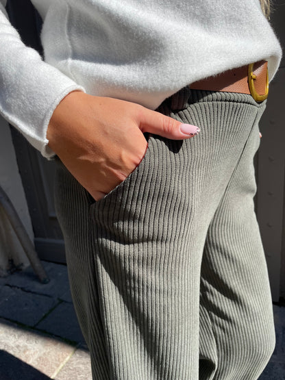 Pantalon moon kaki