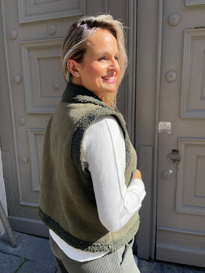 Veste Lison kaki
