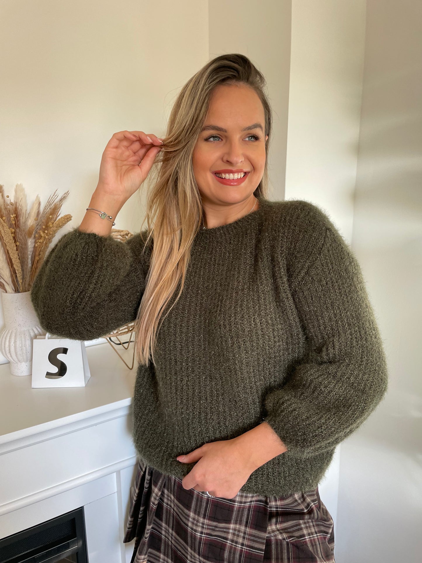 Pull charlotte kaki