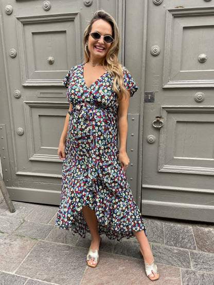 Robe Flowers bleue
