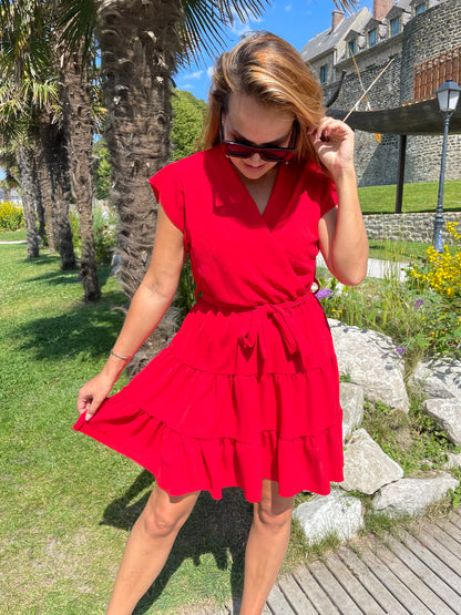 Robe Tiphaine rouge