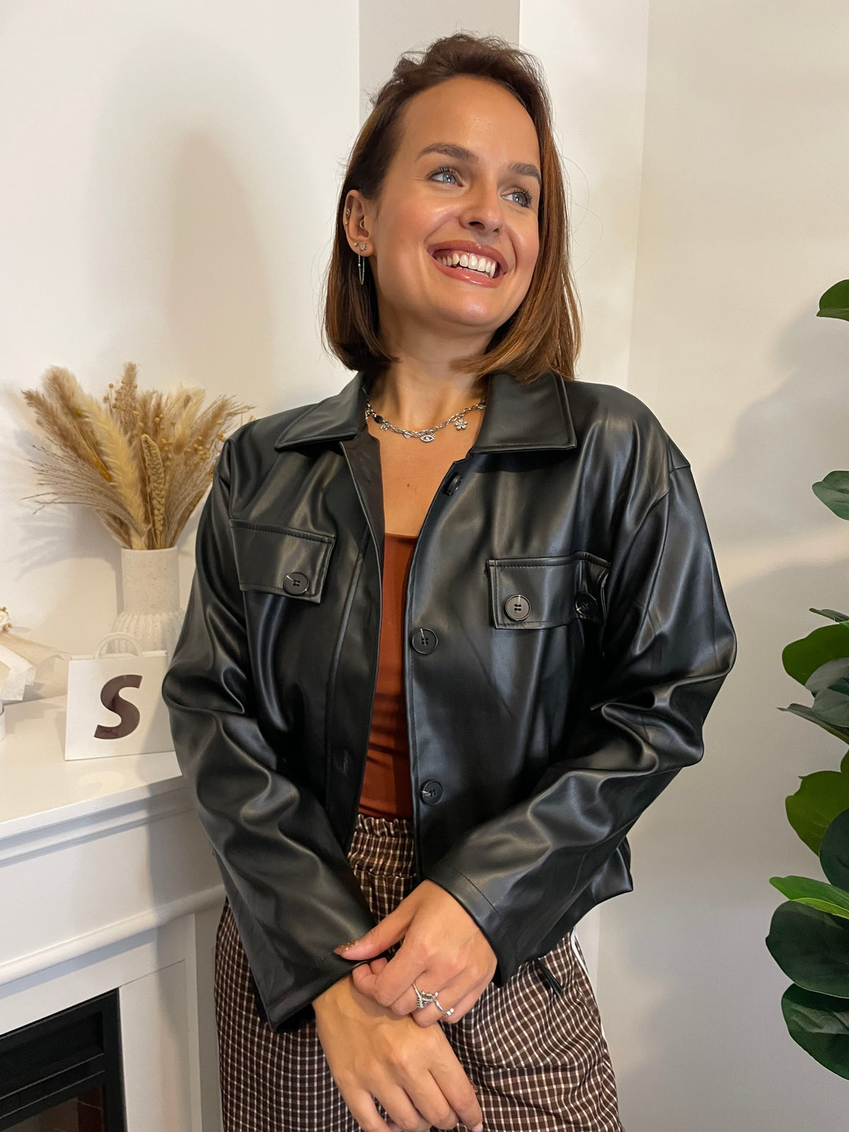 Veste simili noire