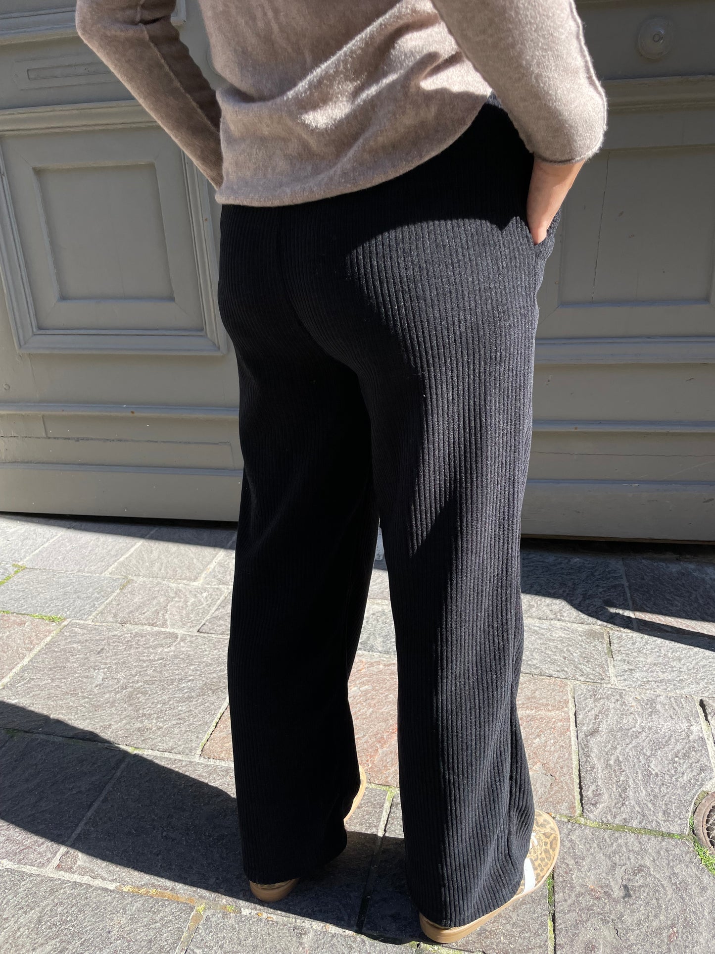 Pantalon moon noir
