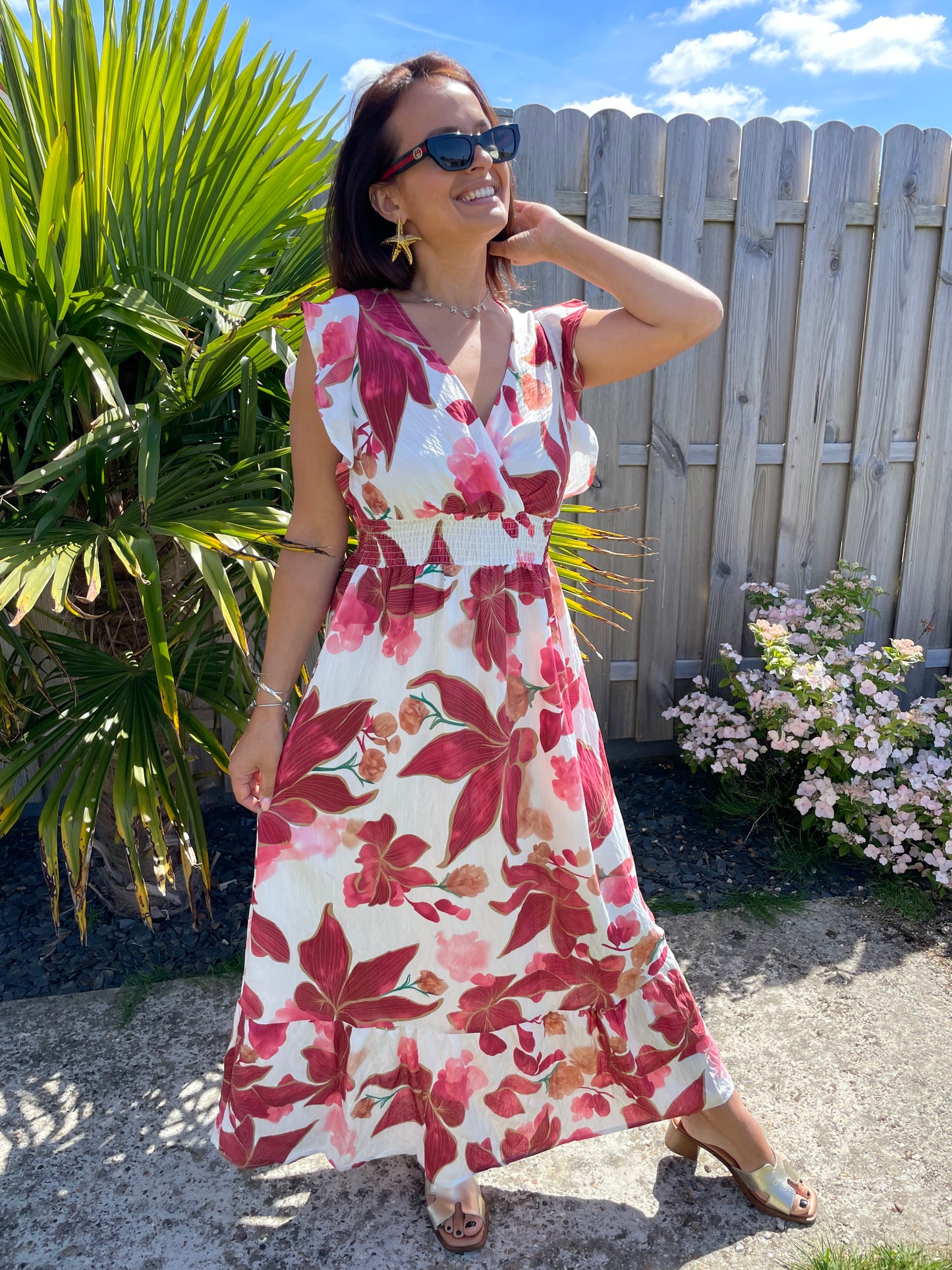 Robe Emma Bordeaux