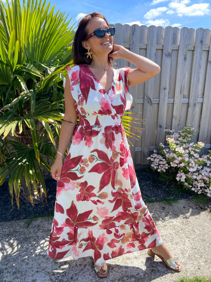 Robe Emma Bordeaux
