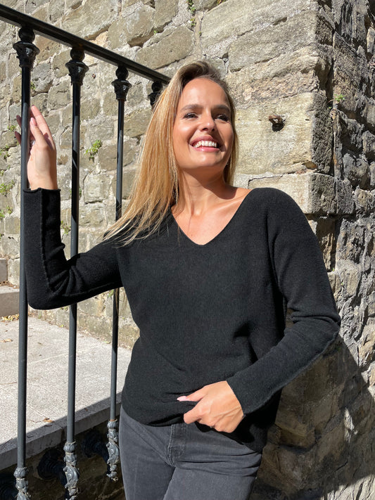 Pull Ambre noir