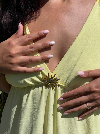 Robe Alma jaune
