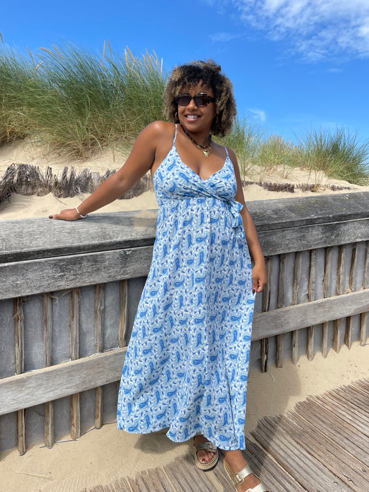 Robe Mandala bleue