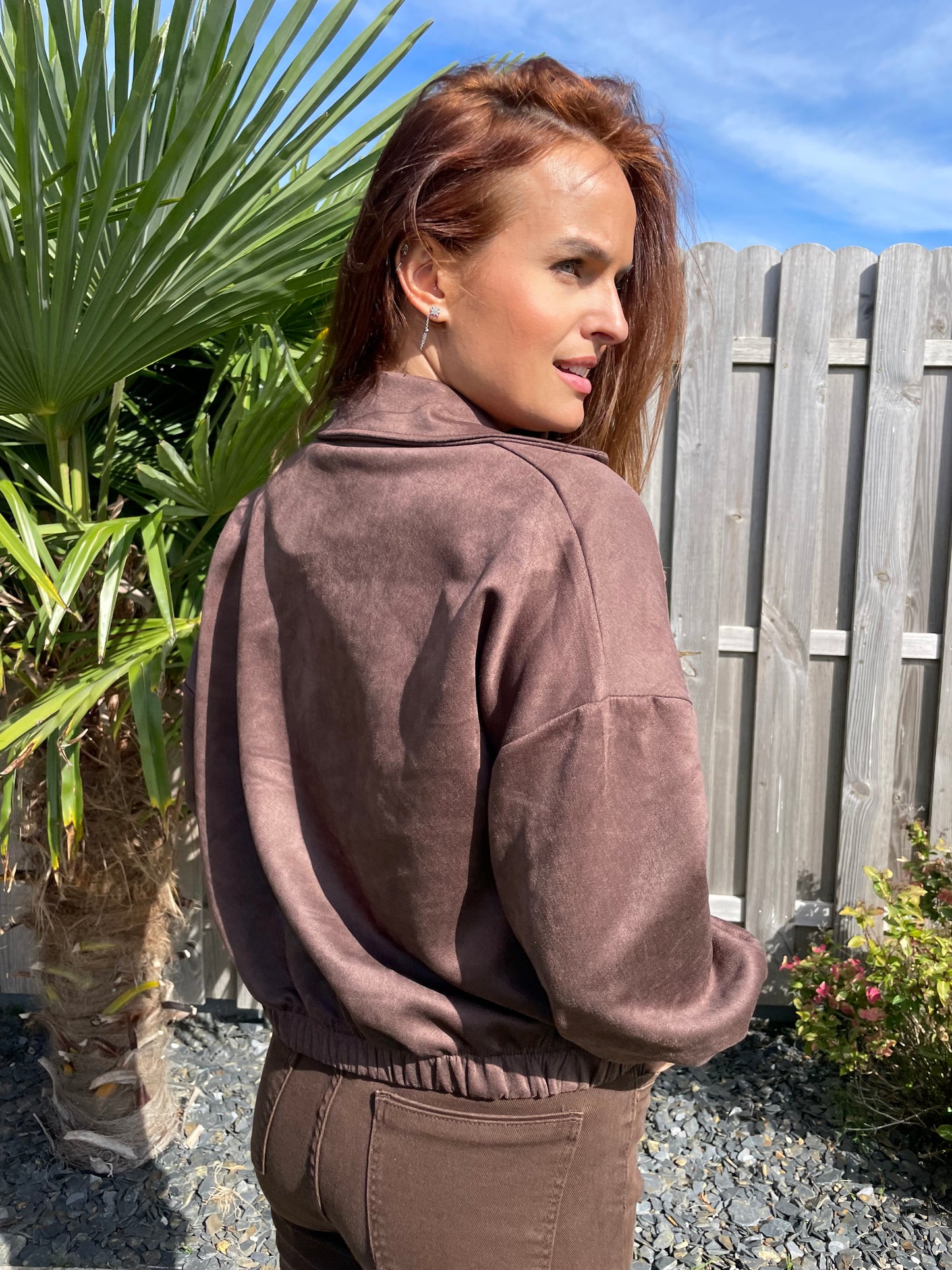 Veste Coralie marron